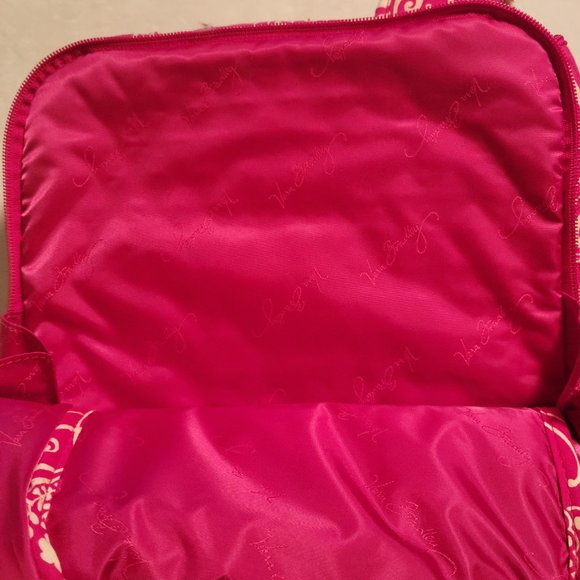 Vera Bradley Pink/White Backpack